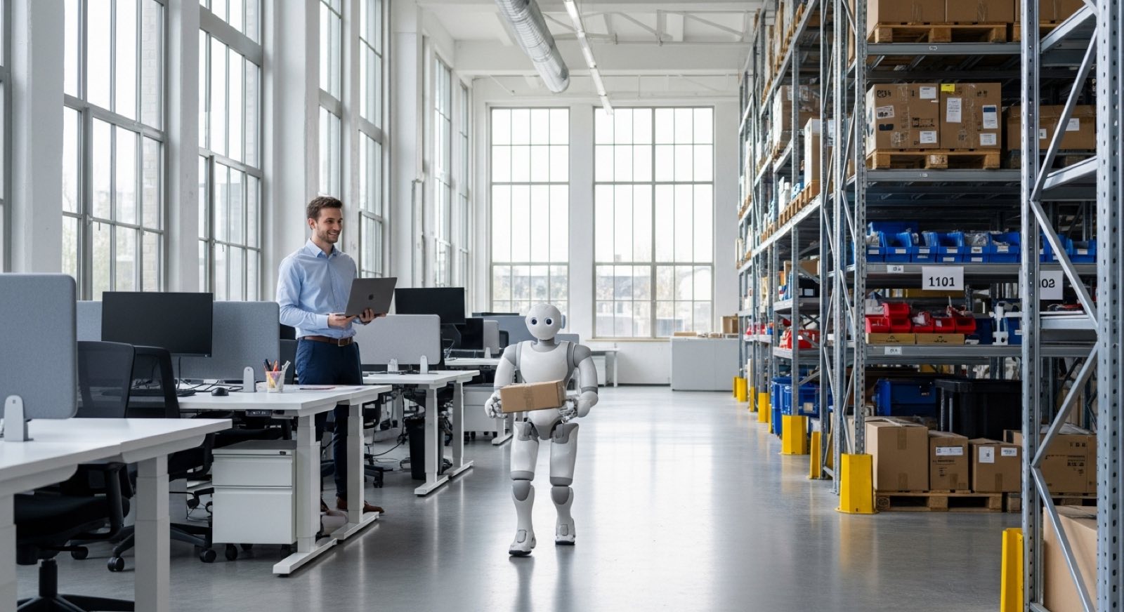 Flexible, general-purpose robots that adapt across business functions.