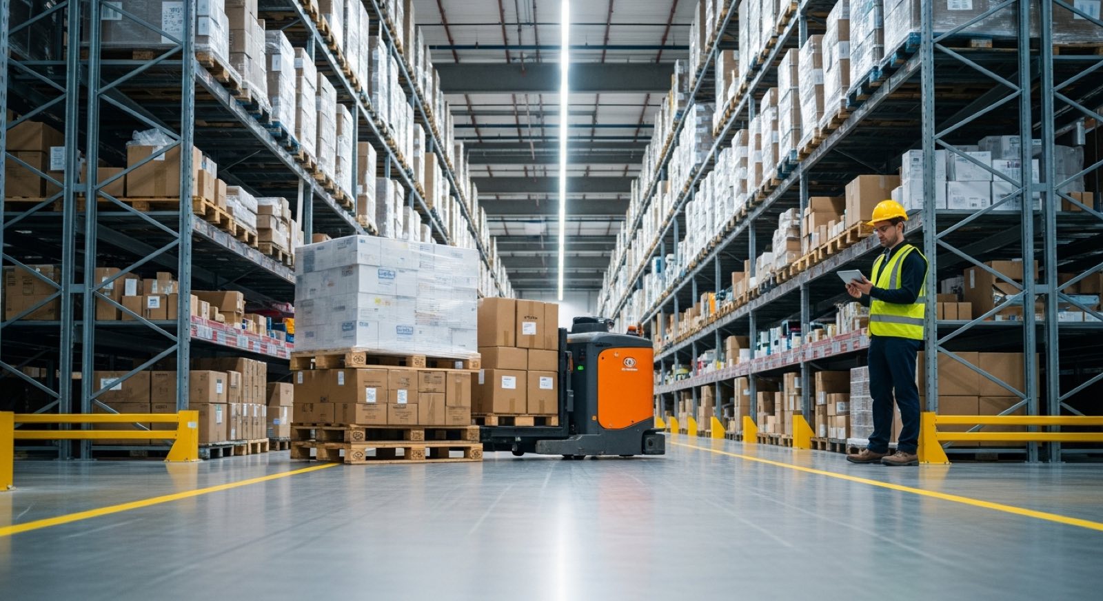 AMRs, AGVs, and material handling solutions for efficient operations.